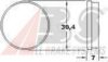 A.B.S. 36114 OE Brake Pad Set, disc parking brake